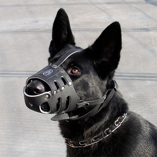 Намордник кожаный «Breathable»