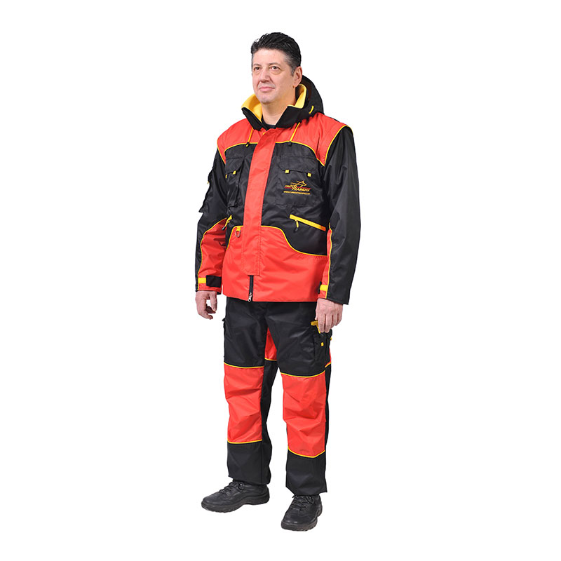Дрессировочный костюм «Protective suit» черно-красного цвета
