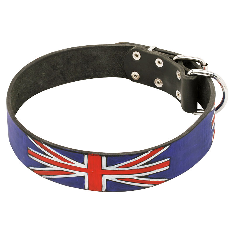 Ошейник разрисованный «United Kingdom pride» - C76