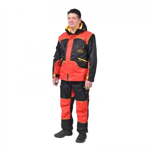 Дрессировочный костюм «Protective suit» черно-красного цвета