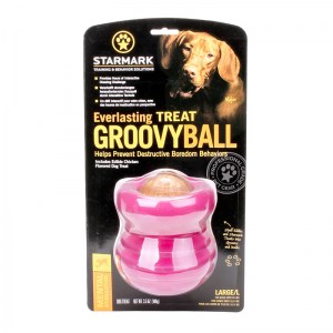 Игрушка с кормом для собаки «Everlasting Groovy Ball» large - TT32