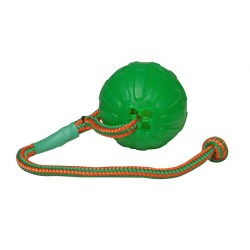 Мячик «Swing ‘n Fling Chew Ball» из резины с веревкой - TT24