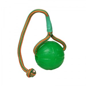 Мячик «Swing ‘n Fling Chew Ball» из резины с веревкой - TT24