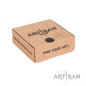 FDT Artisan - Коричневый кожаный ошейник для собак «Perfect Impression»